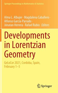 Front cover_Developments in Lorentzian Geometry
