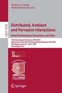 Front cover_Distributed, Ambient and Pervasive Interactions. Smart Environments, Ecosystems, and Cities