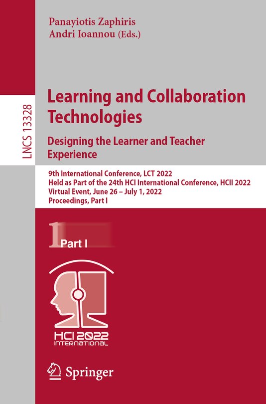 Front cover_Learning and Collaboration Technologies. Designing the Learner and Teacher Experience