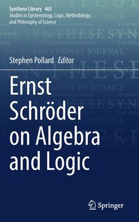 Couverture_Ernst SchroIder on Algebra and Logic