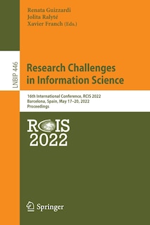 Couverture_Research Challenges in Information Science