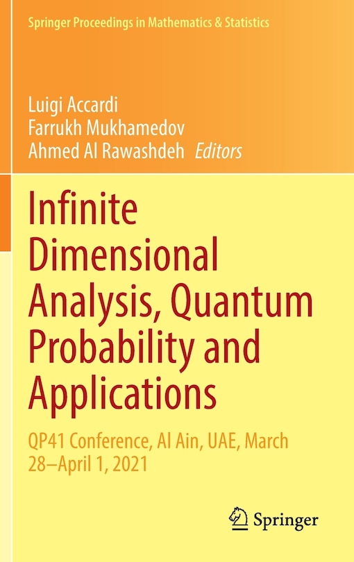 Couverture_Infinite Dimensional Analysis, Quantum Probability and Applications