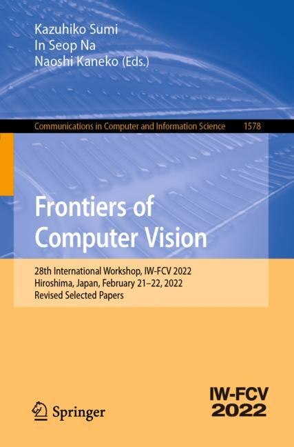 Front cover_Frontiers of Computer Vision