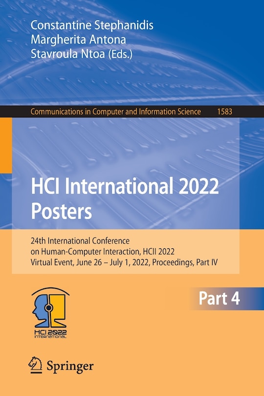 Front cover_HCI International 2022 Posters