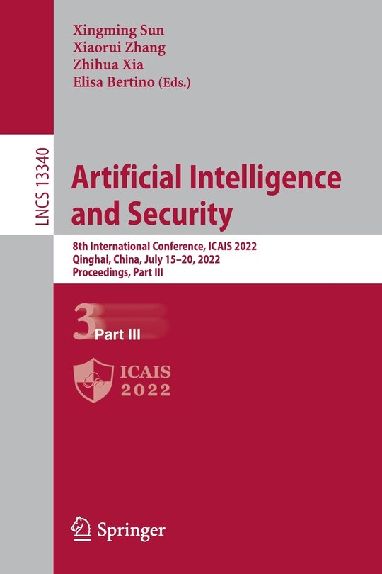Front cover_Artificial Intelligence and Security