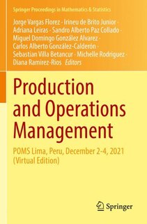 Front cover_Production and Operations Management