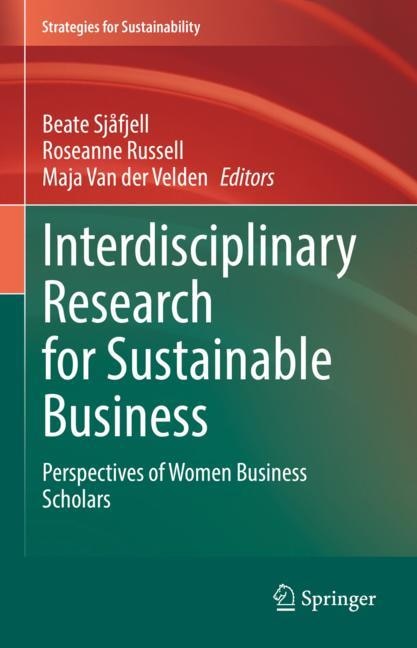 Couverture_Interdisciplinary Research for Sustainable Business