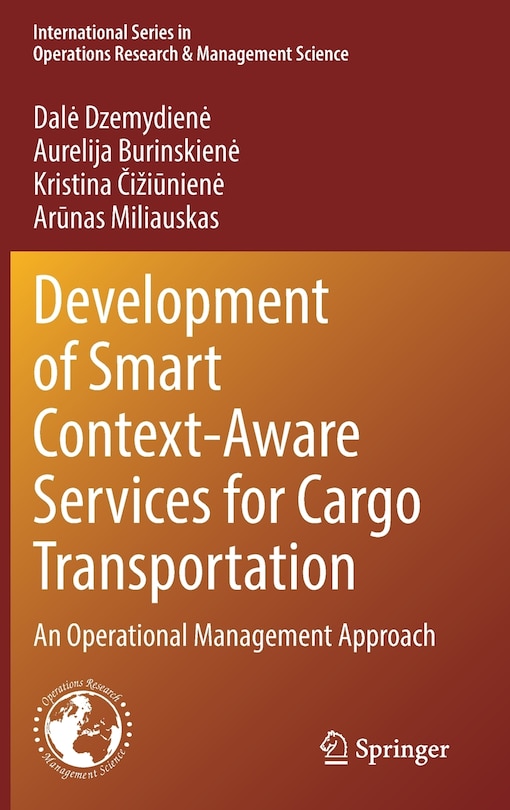 Couverture_Development of Smart Context-Aware Services for Cargo Transportation