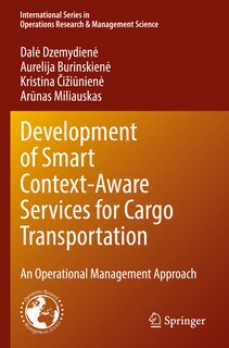 Couverture_Development of Smart Context-Aware Services for Cargo Transportation