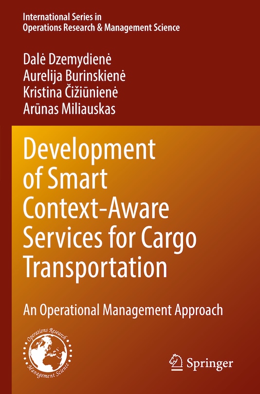 Couverture_Development of Smart Context-Aware Services for Cargo Transportation