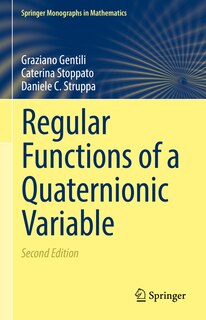Couverture_Regular Functions of a Quaternionic Variable