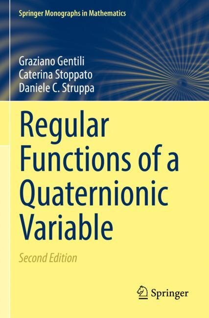 Couverture_Regular Functions of a Quaternionic Variable