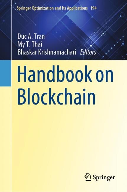 Front cover_Handbook on Blockchain