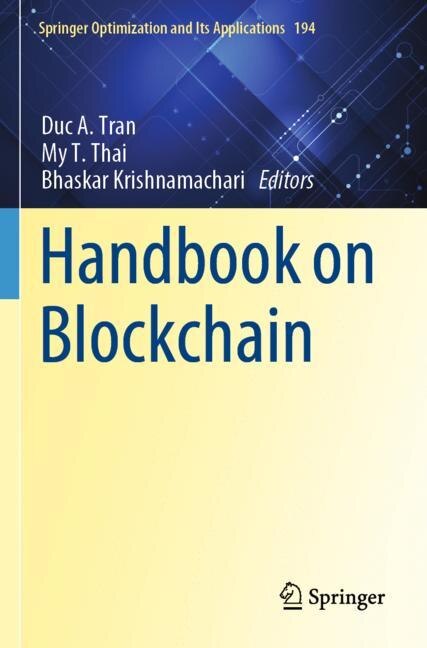 Front cover_Handbook on Blockchain