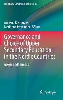 Couverture_Governance and Choice of Upper Secondary Education in the Nordic Countries