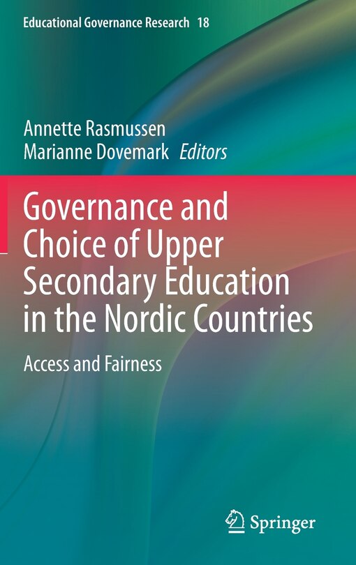 Couverture_Governance and Choice of Upper Secondary Education in the Nordic Countries