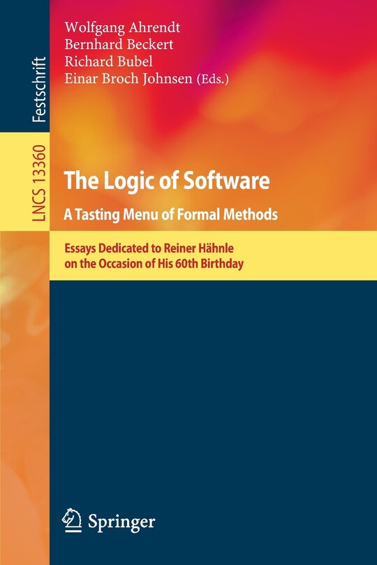 Couverture_The Logic of Software. A Tasting Menu of Formal Methods