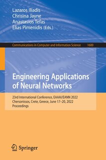 Front cover_Engineering Applications of Neural Networks