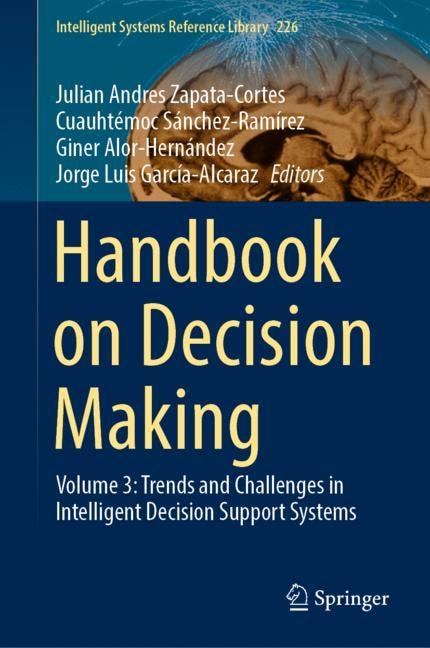 Front cover_Handbook on Decision Making