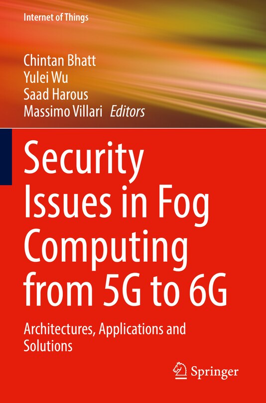 Couverture_Security Issues in Fog Computing from 5G to 6G