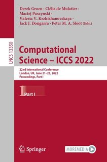 Front cover_Computational Science - ICCS 2022