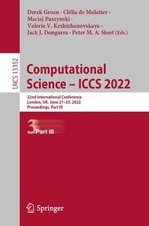 Couverture_Computational Science - ICCS 2022