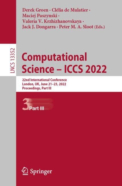 Couverture_Computational Science - ICCS 2022