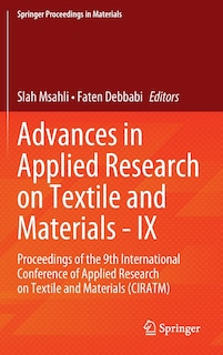 Couverture_Advances in Applied Research on Textile and Materials - IX