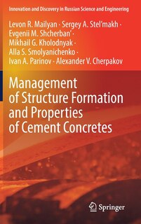 Front cover_Management of Structure Formation and Properties of Cement Concretes