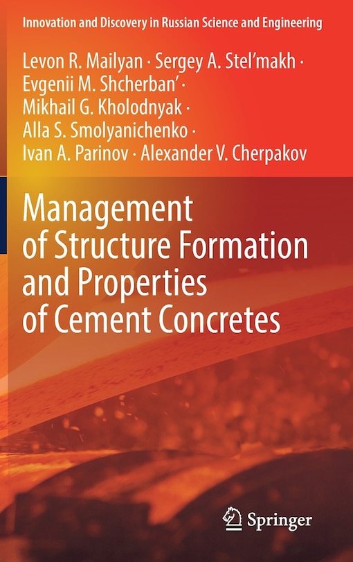 Front cover_Management of Structure Formation and Properties of Cement Concretes