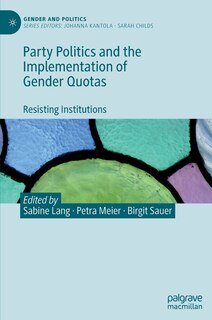 Front cover_Party Politics and the Implementation of Gender Quotas