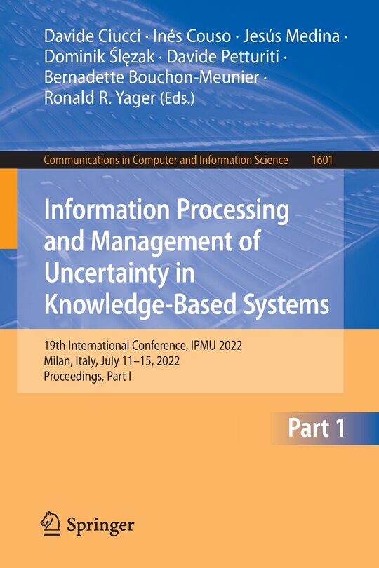 Couverture_Information Processing and Management of Uncertainty in Knowledge-Based Systems