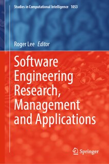 Couverture_Software Engineering Research, Management and Applications