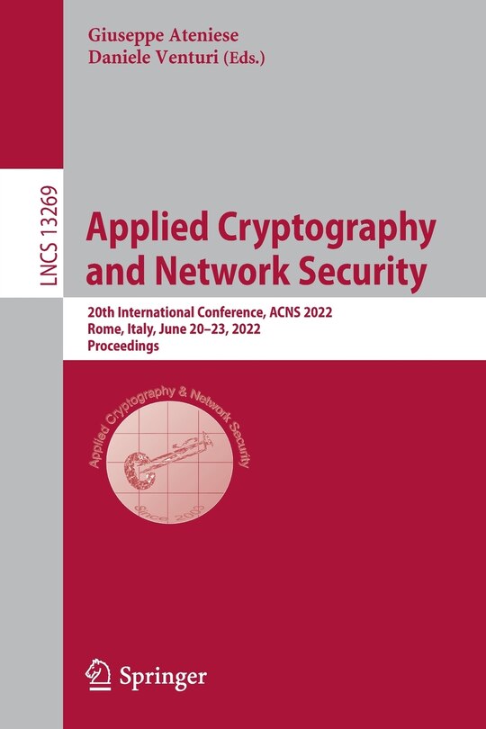 Front cover_Applied Cryptography and Network Security