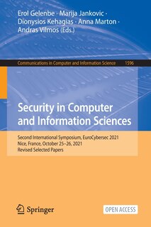 Couverture_Security in Computer and Information Sciences