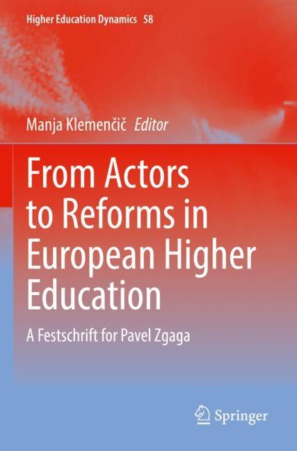 Front cover_From Actors to Reforms in European Higher Education
