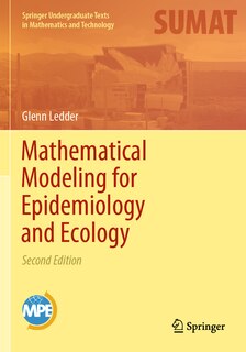 Couverture_Mathematical Modeling for Epidemiology and Ecology