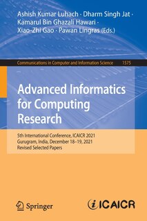 Couverture_Advanced Informatics for Computing Research