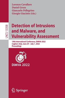 Front cover_Detection of Intrusions and Malware, and Vulnerability Assessment