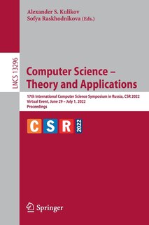 Front cover_Computer Science - Theory and Applications