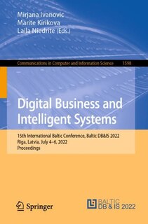 Front cover_Digital Business and Intelligent Systems