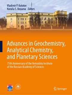Couverture_Advances in Geochemistry, Analytical Chemistry, and Planetary Sciences