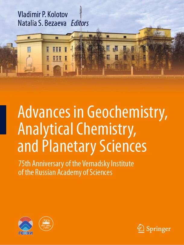 Couverture_Advances in Geochemistry, Analytical Chemistry, and Planetary Sciences