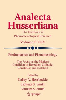 Front cover_Posthumanism and Phenomenology