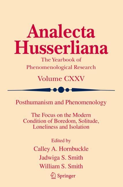 Front cover_Posthumanism and Phenomenology