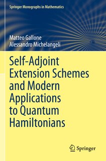 Couverture_Self-Adjoint Extension Schemes and Modern Applications to Quantum Hamiltonians