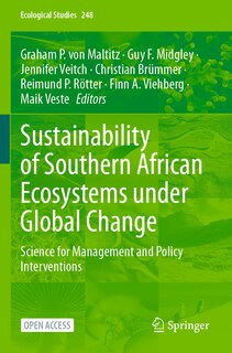 Couverture_Sustainability of Southern African Ecosystems under Global Change