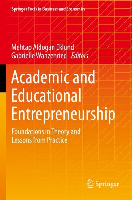 Front cover_Academic and Educational Entrepreneurship