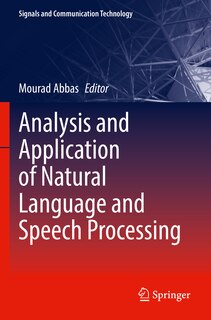 Front cover_Analysis and Application of Natural Language and Speech Processing