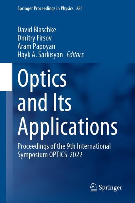 Front cover_Optics and Its Applications